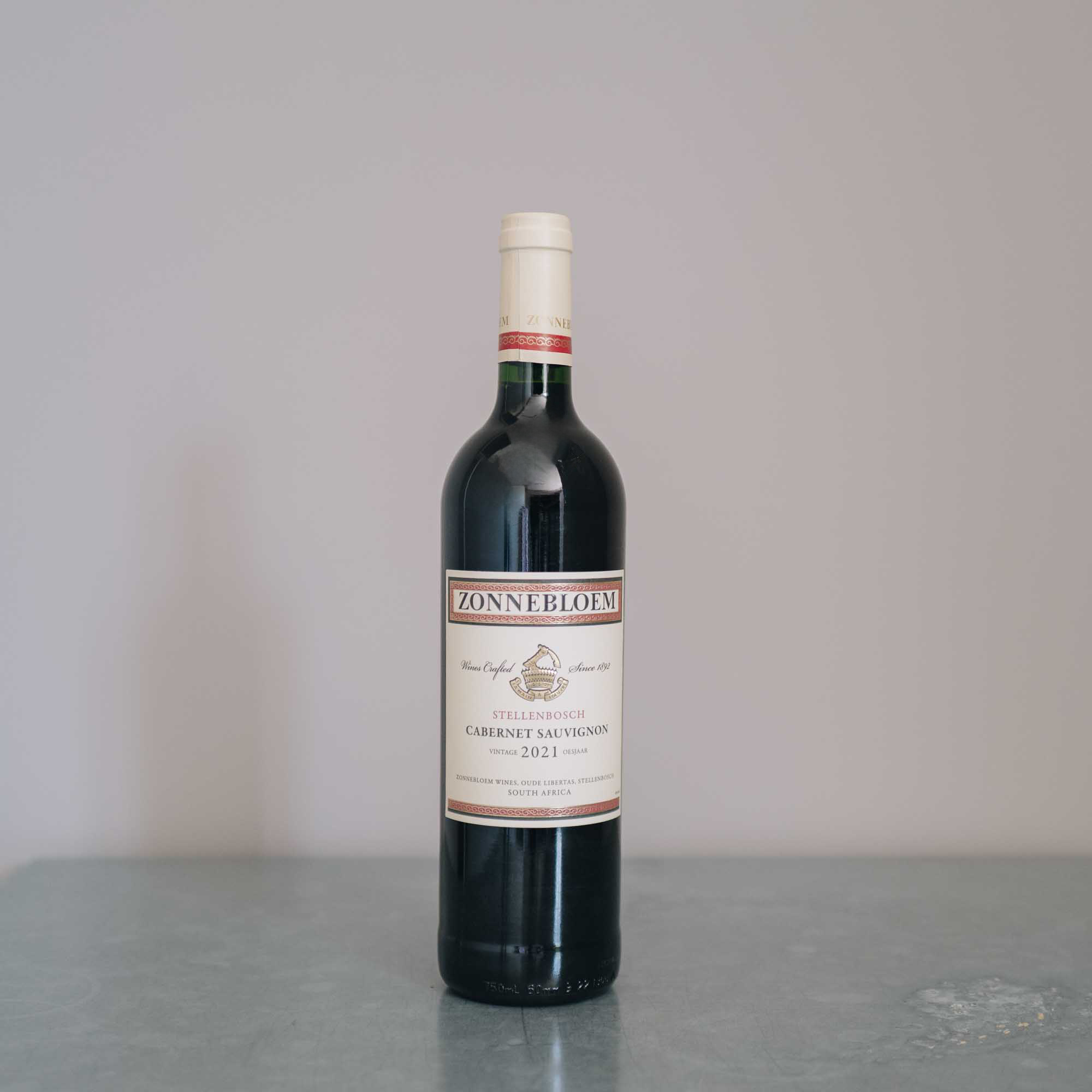 2021 Zonnebloem Cabernet Sauvigon W.O. Stellenbosch